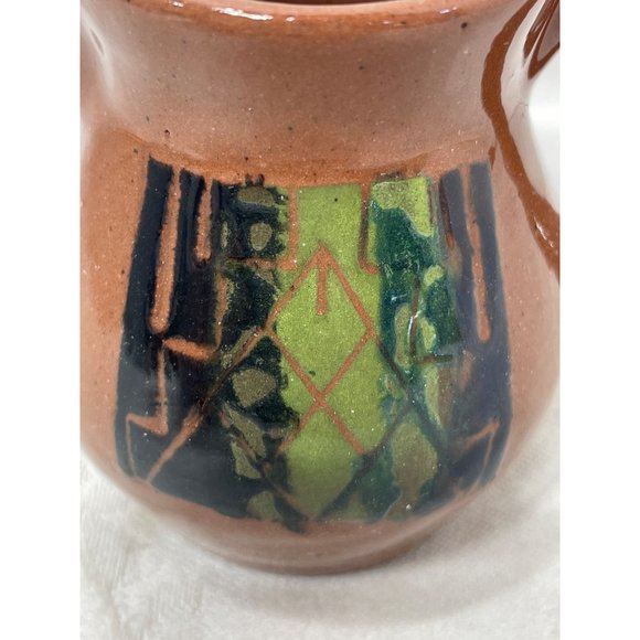 Red Ware Swift Eagle Miniature Pitcher Native American - Picture 2 of 4